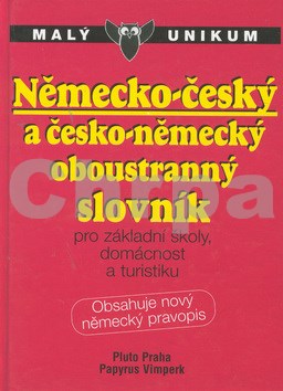 Německo-český a česko-německý oboustranný slovník Unikum