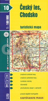 Český les, Chodsko turistická mapa 1:100 000
