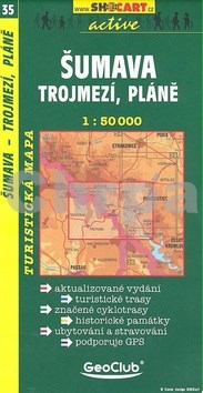 Šumava Trojmezí Pláně 1:50 000