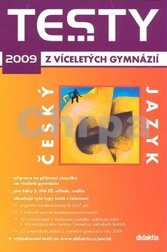 Testy z víceletých gymnázií český jazyk 2009