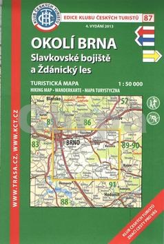 KČT 87 Okolí Brna, Slavkovské bojiště a Ždánický les 1:50T