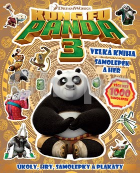 Kung Fu Panda 3 Velká kniha samolepek a her