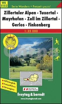 5152 Zillertaler Alpen Tuxertal 1:35 000