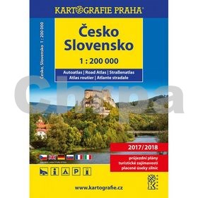 Česko Slovensko autoatlas 1:200 000