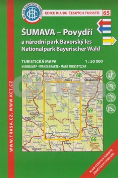 KČT 65 Šumava - Povydří a národní park Bavorský les 1:50 000