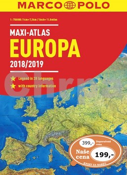 MAXI ATLAS Evropa 2018/2019 1:750 000