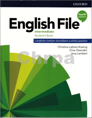English File Fourth Edition Intermediate Students Book s anglicko-českým slovníčkem a online practi