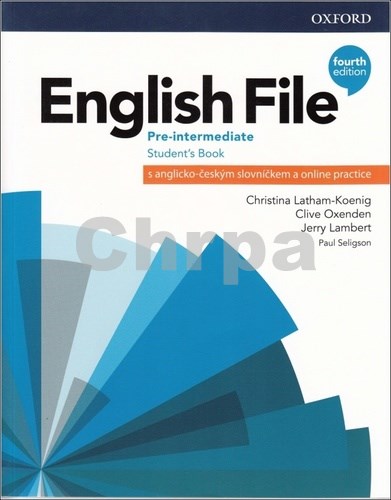 English File Fourth Edition Pre-Intermediate Student's Book s anglicko-českým slovníčkem a online p